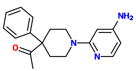MC017349 1-[1-(4-Amino-2-pyridinyl)-4-Ph-4-piperidinyl]ethanone